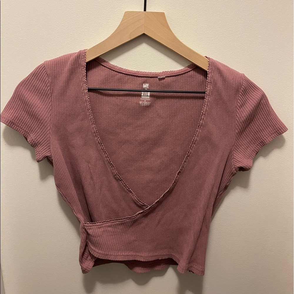 Mauve Crop Top